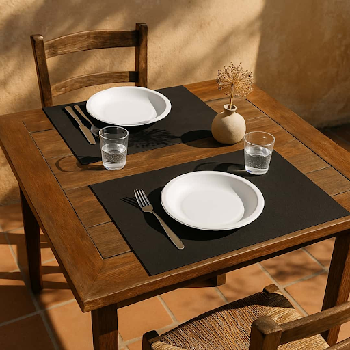 Che misure hanno le tovagliette all’americana? Formati, standard e consigli per ristoranti e pizzerie